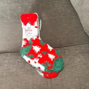 Festive Holiday Blanket - Red, Green, and White